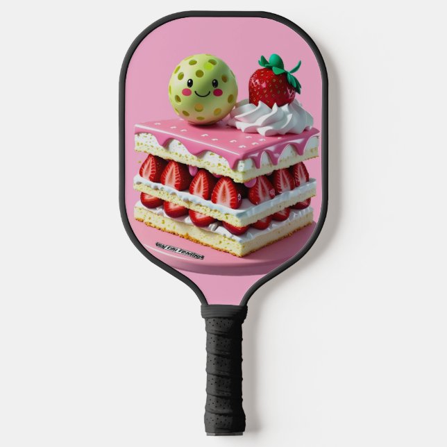 Eiscreme Sundae Pickleball Pickleball Schläger (Vorderseite)