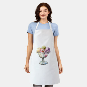 Eiscreme Sundae Schürze