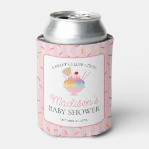 Eiscreme Sundae Sprinkled Sweet Baby Dusche Gefall Dosenkühler