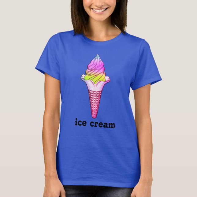 Eiscreme-T - Shirt (Vorderseite)