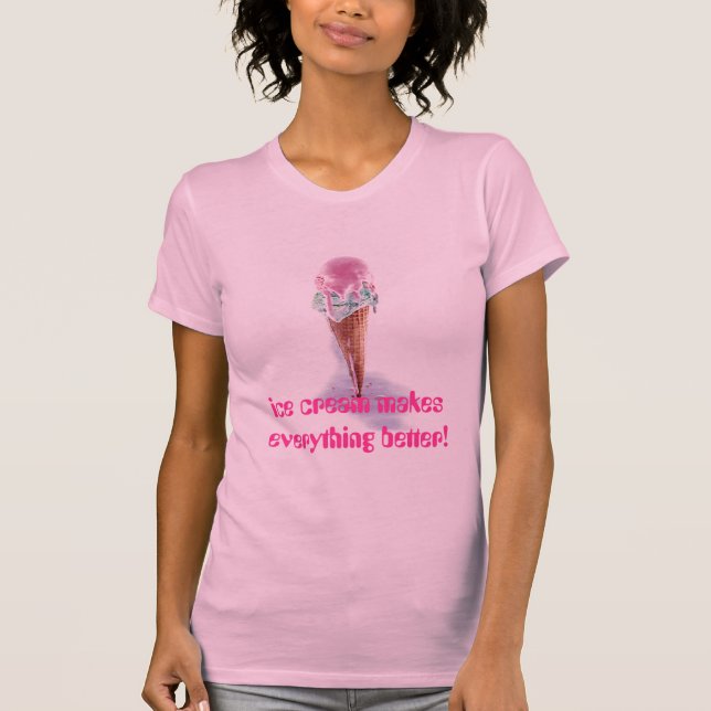 Eiscreme T-Shirt (Vorderseite)