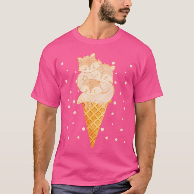Eiscreme T-Shirt (Vorderseite)
