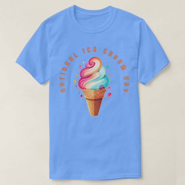 Eiscreme-Tag Eiscreme T-Shirt (Design vorne)