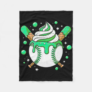 Eiscreme-Tropf Bysebyll Zeug Shirt Zeug Bysebyll Fleecedecke