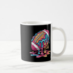 Eiscreme-Tropf-Football-Zeug Qb Rb Lineman Wr Dri Kaffeetasse