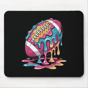 Eiscreme-Tropf-Football-Zeug Qb Rb Lineman Wr Dri Mousepad