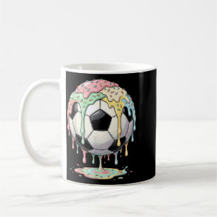 Eiscreme-Tropf-Fußball-Jungen Mädchen Fußball Süß Kaffeetasse