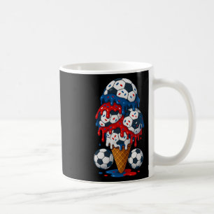 Eiscreme-Tropf-Fußball-Zeug 4. Juli Jungen Kinder Kaffeetasse