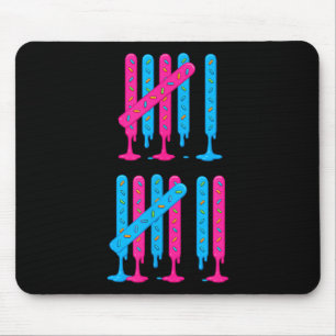 Eiscreme-Tropf-Strichliste 67 Meme Zählen 6 7 Br Mousepad