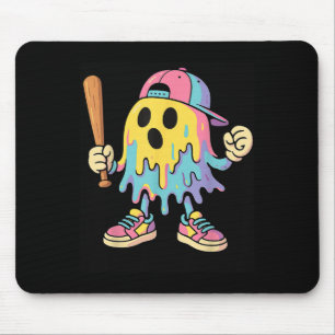 Eiscreme Tropfen Farbenfrohe Geist Baseball Spots Mousepad