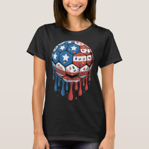Eiscreme-Tropfen Männer Frauen Spiel Amerikanisch T-Shirt