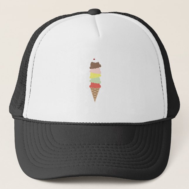 Eiscreme Truckerkappe (Vorderseite)