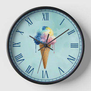 Eiscreme Uhr