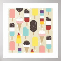 Eiscreme und gefrorene Leckereien drucken