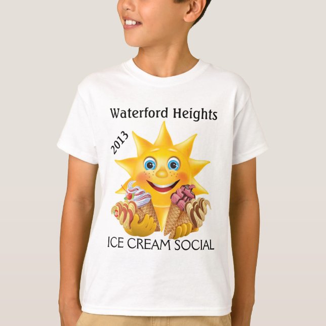 Eiscreme und glückliche Sonne! SRF T-Shirt (Vorderseite)