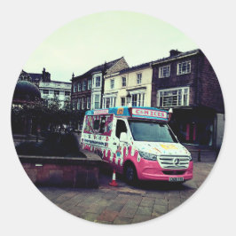 Eiscreme-van Runder Aufkleber