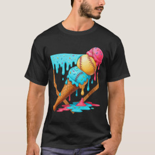 Eiscreme verkaufen Funny Sell Männer Kinder Jungen T-Shirt