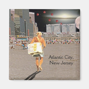 Eiscreme-Verkäufer Magnet