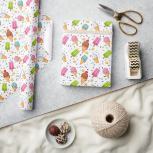 Eiscreme-Verpackungspapier, Süße Geschenkverpackun Geschenkpapier