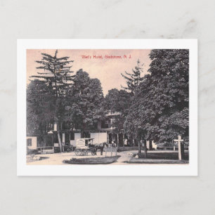 Eiscreme Wagon, Gladstone, New Jersey Vintag Postkarte