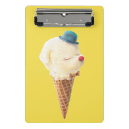 Eiscreme Welpe - Sweet & Chill Mini Klemmbrett