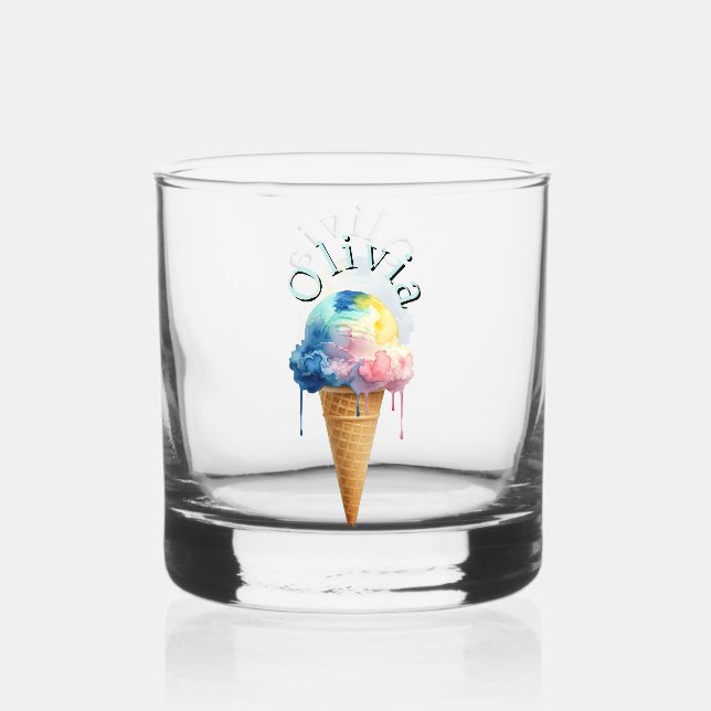 Eiscreme Whiskyglas (Vorderseite)