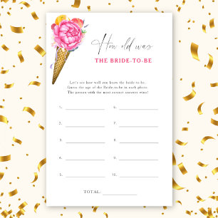 Eiscreme - Wie alt war die Braut, um Wild zu sein