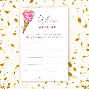 Eiscreme - Wo waren wir Brautparty