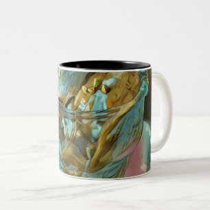Eiscreme Zweifarbige Tasse