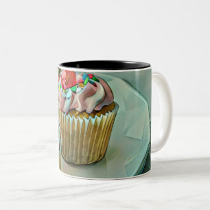 Eiscreme Zweifarbige Tasse
