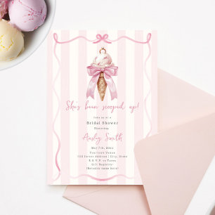 Eiscremebuh und Ringelblume (Rings-Brautparty) Einladung
