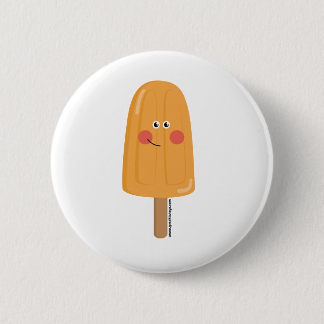 Eiscremeknopf Button (Vorderseite)
