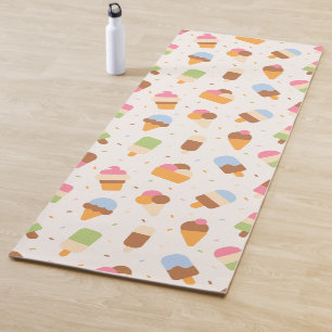 Eiscrememuster, Eiscreme-Kone, Eisvogel Yogamatte
