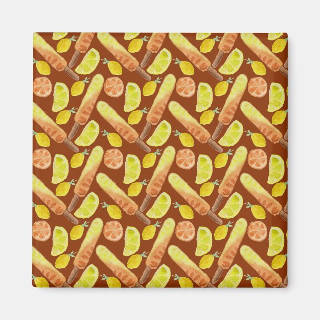Eiscrememuster | Lollenmuster | Lollipop 11 Magnet (Vorne)