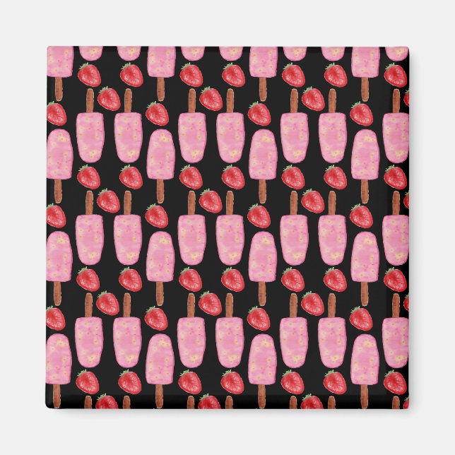 Eiscrememuster | Lollenmuster | Lollipop 1 Magnet (Vorne)