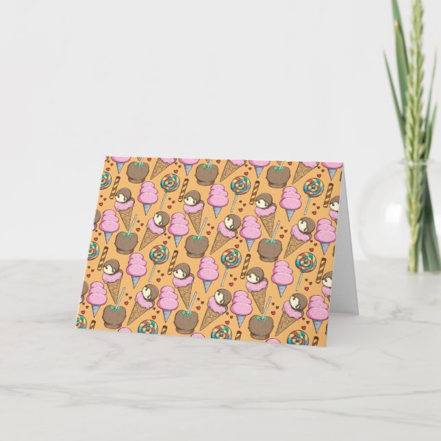Eiscrememuster | Lollenmuster | Lollipop 26 Karte (Vorderseite)