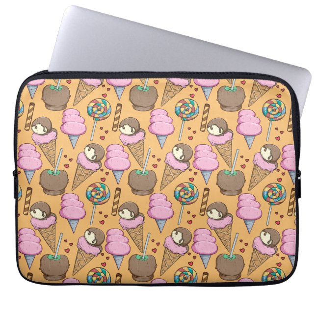 Eiscrememuster | Lollenmuster | Lollipop 26 Laptopschutzhülle (Vorderseite)