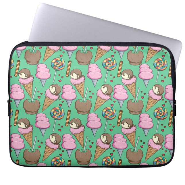 Eiscrememuster | Lollenmuster | Lollipop 29 Laptopschutzhülle (Vorderseite)