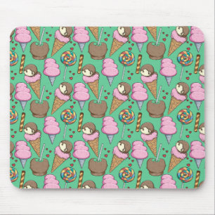 Eiscrememuster Lollenmuster Lollipop 29 Mousepad