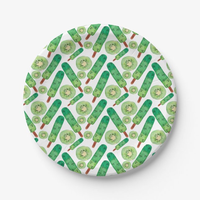 Eiscrememuster | Lollenmuster | Lollipop 3 Pappteller (Vorderseite)
