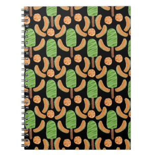 Eiscrememuster Lutscher-Muster Lutscher 12 Notizblock