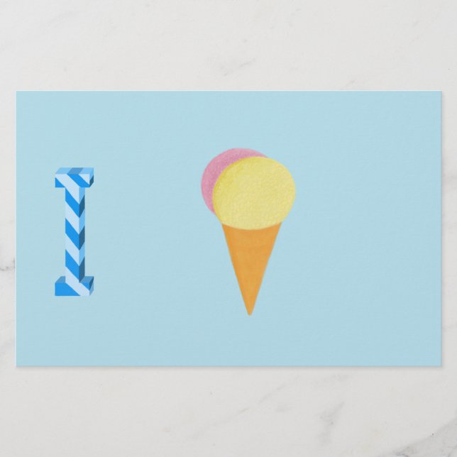 Eiscremepapier (Vorderseite)
