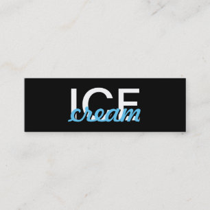 Eiscremeskarte Treuekarte