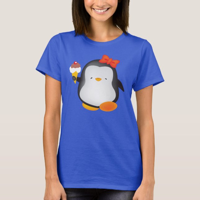 Eiscremespenguin T-Shirt (Vorderseite)