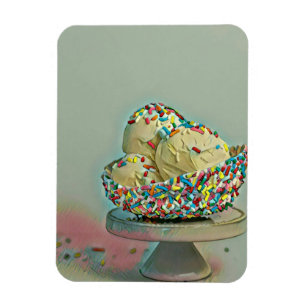 Eiscremesuppe Sprinklen Magnet