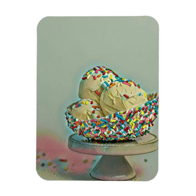 Eiscremesuppe Sprinklen Magnet (Vertikal)
