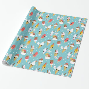 Eiscremeverpackung Geschenkpapier