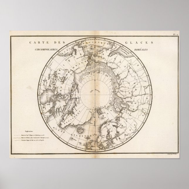 Eisdiagramm boreal poster (Vorne)