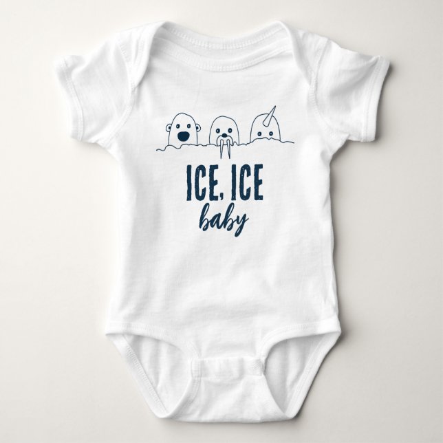 Eiseis Baby Arctic Animals Baby Long Sleeve Shirt (Vorderseite)