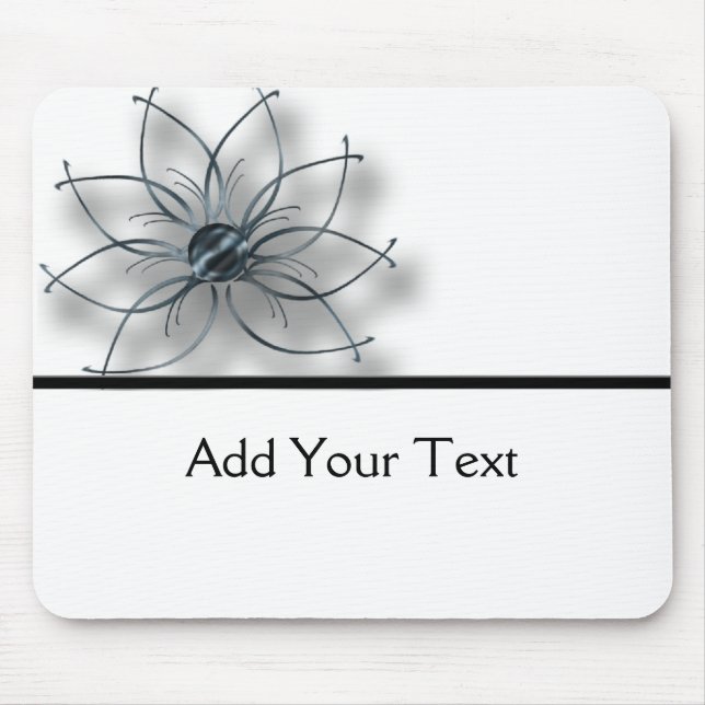 Eisen-Gänseblümchen Mousepad (Vorne)
